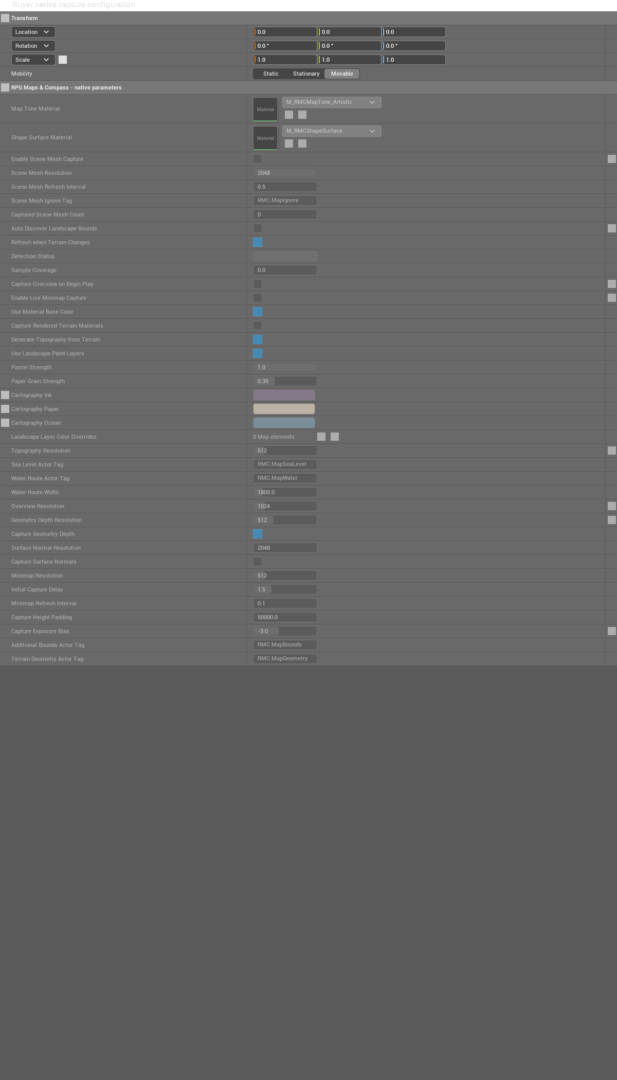 BP_RMC_BuyerCapture / NativeParameters-All — retained configuration/reference capture