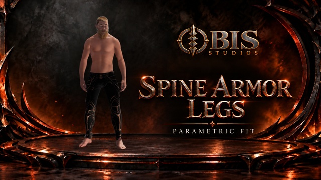 MetaHuman Leg Armor – Spine | Parametric Fit — product artwork