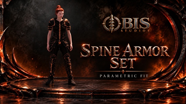 MetaHuman Armor Set – Spine | Parametric Fit — product artwork